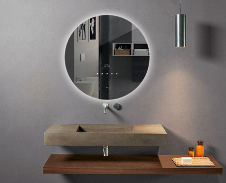 Miroir intelligent rétroéclairé