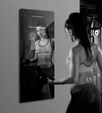 Miroir de fitness intelligent