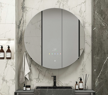 Balance de graisse corporelle dans une usine de miroirs intelligents rétroéclairés