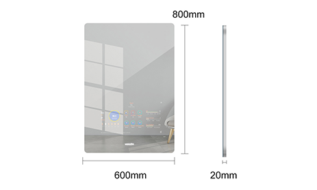 Fitbathmirror miroir de salle de bain intelligent de première génération S8