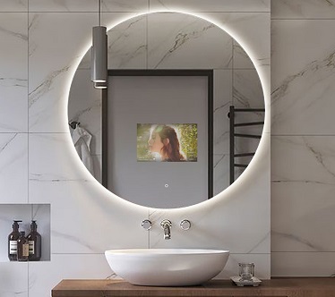 Centre de contrôle de miroir à écran tactile LED pour maison intelligente