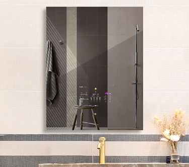 Miroir intelligent rétroéclairé Android 11 avec Spotify