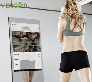 Miroir intelligent Fitbathmirror Gym pour l'entraînement physique